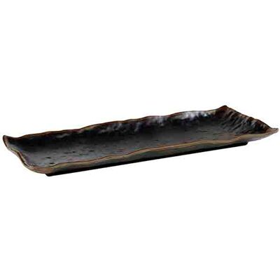 APS Tablett MARONE, Melamin; 39x16x3 cm (LxBxH); schwarz; rechteckig APS Tablett MARONE, Melamin; 39x16x3 cm (LxBxH); schwarz; rechteckig