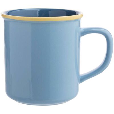 tranquillo Tasse 'BLUE CANDY'; 400 ml, 12.5x10.2 cm (BxH); blau/gelb tranquillo Tasse 'BLUE CANDY'; 400 ml, 12.5x10.2 cm (BxH); blau/gelb