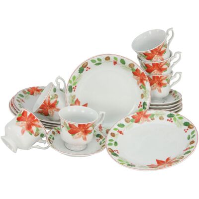 CreaTable Ivona 18-tlg. Weihnachts-Kaffeegeschirr-Set CreaTable Ivona 18-tlg. Weihnachts-Kaffeegeschirr-Set