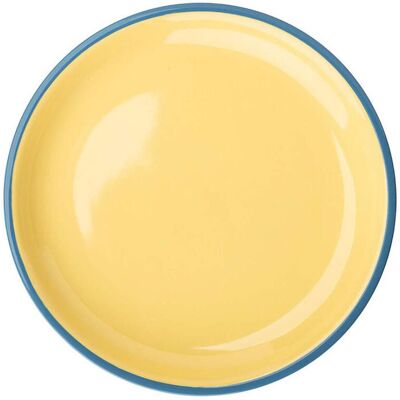 tranquillo Teller 'YELLOW CANDY'; 25.5x2.5 cm (BxH); gelb/blau; rund tranquillo Teller 'YELLOW CANDY'; 25.5x2.5 cm (BxH); gelb/blau; rund