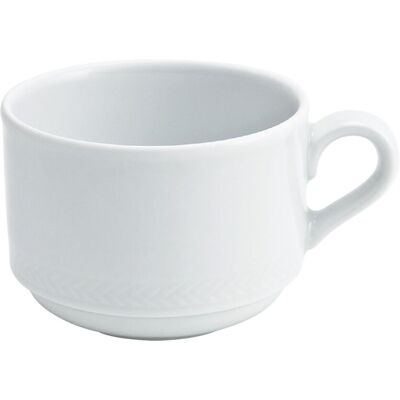 Kahla Kaffee-Obertasse Matinee stapelbar; 180 ml, 8.1x5.9 cm (ØxH); weiß; rund; 6 Stück / Pack Kahla Kaffee-Obertasse Matinee stapelbar; 180 ml, 8.1x5.9 cm (ØxH); weiß; rund; 6 Stück / Pack