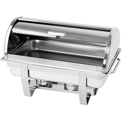 Stalgast Roll-Top Chafing Dish CLASSIC, GN 1/1; 9000 ml, 60x36x38 cm (BxTxH); silber Stalgast Roll-Top Chafing Dish CLASSIC, GN 1/1; 9000 ml, 60x36x38 cm (BxTxH); silber