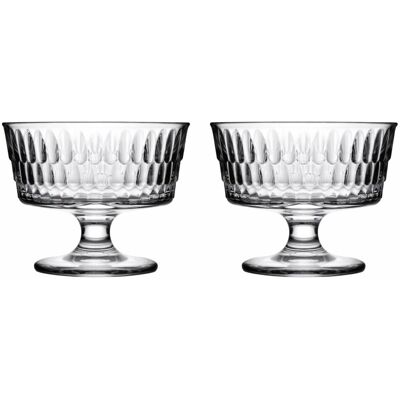 Pasabahçe Dessertschale Rain 240 ml; 240 ml, 10.3 cm (Ø); transparent; 2 Stück / Pack Pasabahçe Dessertschale Rain 240 ml; 240 ml, 10.3 cm (Ø); transparent; 2 Stück / Pack