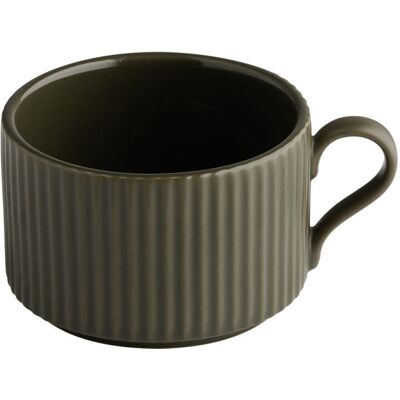 APS Cappuccinotasse -THE GRID-; 9x9x6 cm (LxBxH); braun; 6 Stück / Pack APS Cappuccinotasse -THE GRID-; 9x9x6 cm (LxBxH); braun; 6 Stück / Pack