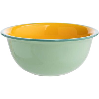 tranquillo Schüssel 'GREEN CANDY' grün/gelb; 600 ml, 16.5x8 cm (BxH); grün/gelb tranquillo Schüssel 'GREEN CANDY' grün/gelb; 600 ml, 16.5x8 cm (BxH); grün/gelb