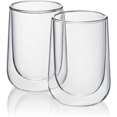 kela Latte-Macchiatoglas Fontana Glas transparent 2er Set 12,0cm 8,0cmØ 250,0ml; 250 ml, 12 cm (H); transparent; rund kela Latte-Macchiatoglas Fontana Glas transparent 2er Set 12,0cm 8,0cmØ 250,0ml; 250 ml, 12 cm (H); transparent; rund