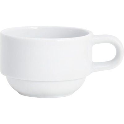 Kahla Espresso-Obertasse System Plus stapelbar; 100 ml, 6.7x4.5 cm (ØxH); weiß; rund; 6 Stück / Pack Kahla Espresso-Obertasse System Plus stapelbar; 100 ml, 6.7x4.5 cm (ØxH); weiß; rund; 6 Stück / Pack