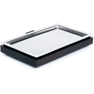 APS Kühltablett FRAMES, inkl. Kühlakku; GN 1/1, 53x32.5x8.5x32.5 cm (LxBxHxT); silber/schwarz; rechteckig APS Kühltablett FRAMES, inkl. Kühlakku; GN 1/1, 53x32.5x8.5x32.5 cm (LxBxHxT); silber/schwarz; rechteckig