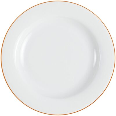 Kahla Speiseteller Pronto Line; 26.8x2.5 cm (ØxH); orange; rund; 6 Stück / Pack Kahla Speiseteller Pronto Line; 26.8x2.5 cm (ØxH); orange; rund; 6 Stück / Pack