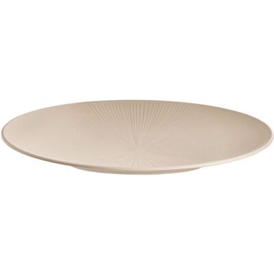 APS Teller -NERO- , Ø 15 cm, H: 3 cm , Melamin, sand ,; 42x42x42x3.5 cm (LxBxØxH); beige; rund APS Teller -NERO- , Ø 15 cm, H: 3 cm , Melamin, sand ,; 42x42x42x3.5 cm (LxBxØxH); beige; rund