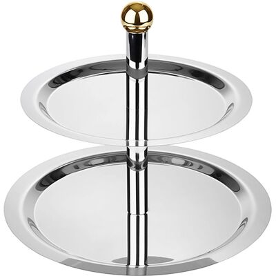 APS Etagère FINESSE; 38x38x30 cm (BxØxH); silber APS Etagère FINESSE; 38x38x30 cm (BxØxH); silber