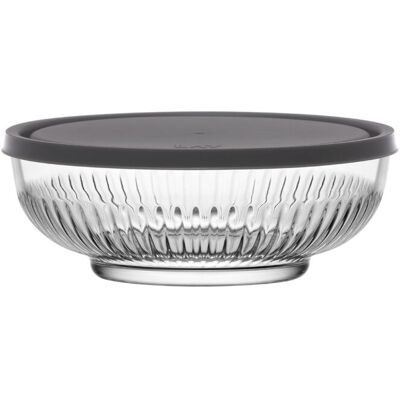 van Well Schale Tokyo mit Deckel; 880 ml, 17x17x17x6.3 cm (LxBxØxH); transparent; rund; 6 Stück / Pack van Well Schale Tokyo mit Deckel; 880 ml, 17x17x17x6.3 cm (LxBxØxH); transparent; rund; 6 Stück / Pack