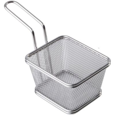 APS Edelstahl Snackhalter - 10x8,5x6,5cm - Hitzebeständiger Griff APS Edelstahl Snackhalter - 10x8,5x6,5cm - Hitzebeständiger Griff