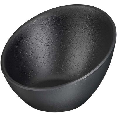 APS Schale ZEN, Melamin, schräg; 150 ml, 12.5x8.5 cm (ØxH); schwarz; rund APS Schale ZEN, Melamin, schräg; 150 ml, 12.5x8.5 cm (ØxH); schwarz; rund