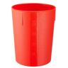 WACA Trinkbecher Colora; 250ml, 7.4x9 cm (ØxH); rot; 10 Stück / Packung