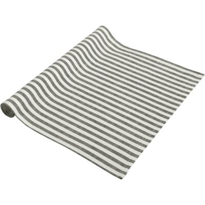 ERWIN M. Tischläufer Glava; 40x120 cm (BxL); cremeweiß/anthrazit ERWIN M. Tischläufer Glava; 40x120 cm (BxL); cremeweiß/anthrazit