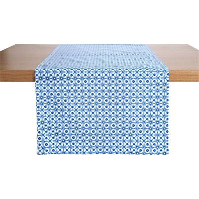 ERWIN M. Tischläufer Mataro; 40x130 cm (BxL); blau; rechteckig ERWIN M. Tischläufer Mataro; 40x130 cm (BxL); blau; rechteckig