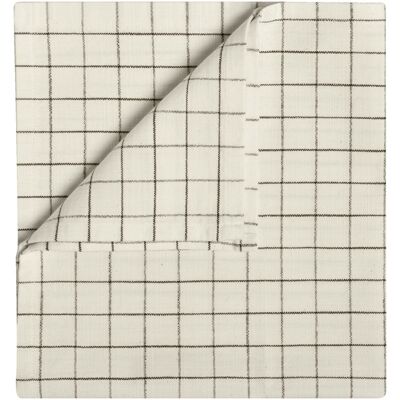 ERWIN M. Serviette Skan klein kariert; 50x50 cm (BxL); cremeweiß/anthrazit; 6 Stück / Pack ERWIN M. Serviette Skan klein kariert; 50x50 cm (BxL); cremeweiß/anthrazit; 6 Stück / Pack