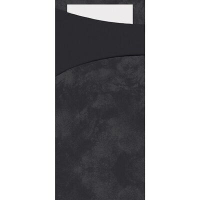 DUNI Servietten-/Bestecktaschen; 8.5x19 cm (BxL); schwarz/weiß; 100 Stück / Pack DUNI Servietten-/Bestecktaschen; 8.5x19 cm (BxL); schwarz/weiß; 100 Stück / Pack