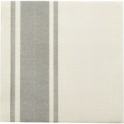 Ro.ial Serviette Auris Airlaid; 40x40 cm (BxL); elfenbein/grau; 50 Stück / Pack Ro.ial Serviette Auris Airlaid; 40x40 cm (BxL); elfenbein/grau; 50 Stück / Pack
