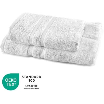 bertsch Hotelwäsche Duschtuch Walkfrottee 380g/qm - 2 Streifenbordüre, 100% Baumwolle, Ringspinngarne, ca. 380 g/qm; 70x140 cm (BxL); weiß bertsch Hotelwäsche Duschtuch Walkfrottee 380g/qm - 2 Streifenbordüre, 100% Baumwolle, Ringspinngarne, ca. 380 g/qm; 70x140 cm (BxL); weiß
