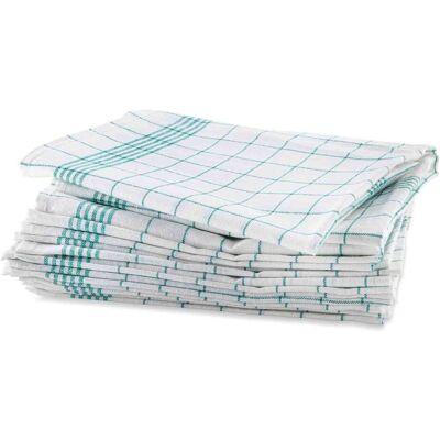 bertsch Hotelwäsche Geschirrtücher grün-weiss-kariert 50/70 cm, aus Halbleinen; 50x70 cm (BxL); grün; 10 Stück / Pack bertsch Hotelwäsche Geschirrtücher grün-weiss-kariert 50/70 cm, aus Halbleinen; 50x70 cm (BxL); grün; 10 Stück / Pack