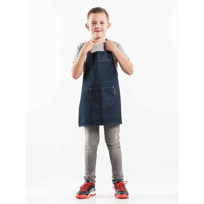 Chaud Devant Latzschürze Kids Blue Denim W50 – L55; 55x50 cm (LxB); denim dunkel Chaud Devant Latzschürze Kids Blue Denim W50 – L55; 55x50 cm (LxB); denim dunkel