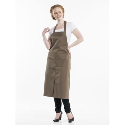Chaud Devant Latzschürze 4–Pockets Taupe W75 – L100; 100x75 cm (LxB); taupe Chaud Devant Latzschürze 4–Pockets Taupe W75 – L100; 100x75 cm (LxB); taupe