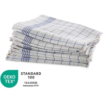 bertsch Hotelwäsche Geschirrtücher blau-weiss-kariert 50/70 cm, aus Halbleinen; 50x70 cm (BxL); blau; 10 Stück / Pack bertsch Hotelwäsche Geschirrtücher blau-weiss-kariert 50/70 cm, aus Halbleinen; 50x70 cm (BxL); blau; 10 Stück / Pack