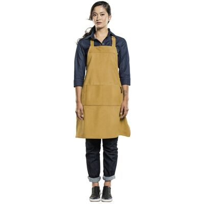 Chaud Devant Latzschürze Base Yellow Velvet W70–L85; 85x70 cm (LxB); senf Chaud Devant Latzschürze Base Yellow Velvet W70–L85; 85x70 cm (LxB); senf