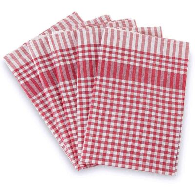 bertsch Hotelwäsche 5er Set Geschirrtücher, blau-kariert; 50x70 cm (BxL); rot; 5 Stück / Pack bertsch Hotelwäsche 5er Set Geschirrtücher, blau-kariert; 50x70 cm (BxL); rot; 5 Stück / Pack