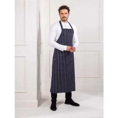 Le Nouveau Chef Kochschürze Peter Butcherstripe; 90x110 cm (LxB); blau Le Nouveau Chef Kochschürze Peter Butcherstripe; 90x110 cm (LxB); blau