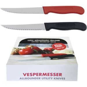 Schneider Vespermesser; schwarz/rot; 20 Stück / Pack Schneider Vespermesser; schwarz/rot; 20 Stück / Pack