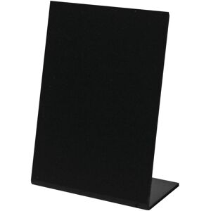 Schneider Tischaufsteller Materialmix; Größe DIN A6, 10.5x14.8 cm (BxH); schwarz; rechteckig; 5 Stück / Pack Schneider Tischaufsteller Materialmix; Größe DIN A6, 10.5x14.8 cm (BxH); schwarz; rechteckig; 5 Stück / Pack