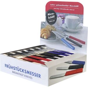 Schneider Frühstücksmesser; rot/blau/schwarz; 30 Stück / Pack Schneider Frühstücksmesser; rot/blau/schwarz; 30 Stück / Pack