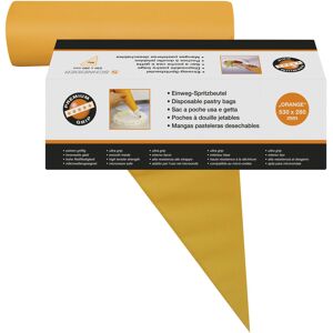 Schneider Einweg-Spritzbeutel; 53x28 cm (LxB); orange; 100 Stück / Pack Schneider Einweg-Spritzbeutel; 53x28 cm (LxB); orange; 100 Stück / Pack