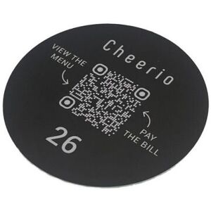 PRODUCTMATE Tischaufkleber rund matt mit QR-Code; 7.5x7.5 cm (BxH); mehrfarbig; 25 Stück / Pack PRODUCTMATE Tischaufkleber rund matt mit QR-Code; 7.5x7.5 cm (BxH); mehrfarbig; 25 Stück / Pack