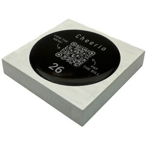 PRODUCTMATE Tischaufsteller liegend gerade mit QR-Code Aufkleber glänzend; 11x11 cm (BxH); ahorn/weiß; 25 Stück / Pack PRODUCTMATE Tischaufsteller liegend gerade mit QR-Code Aufkleber glänzend; 11x11 cm (BxH); ahorn/weiß; 25 Stück / Pack