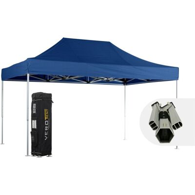 VeroTENT VeroTENT Faltpavillon 3x4,5m Luxea mit Dach ; 300x450x330 cm (LxBxH); blau VeroTENT VeroTENT Faltpavillon 3x4,5m Luxea mit Dach ; 300x450x330 cm (LxBxH); blau