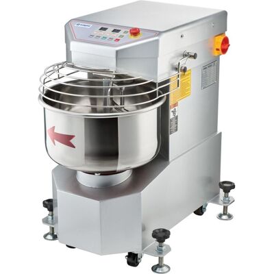 Stalgast Spiral-Teigknetmaschine, automatische Steuerung, 23 Liter, 1,3 kW; 73x77 cm (BxH); grau Stalgast Spiral-Teigknetmaschine, automatische Steuerung, 23 Liter, 1,3 kW; 73x77 cm (BxH); grau