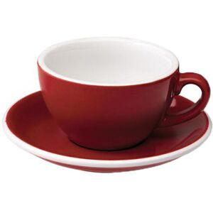 Cappuccino-Tasse mit Untertasse Loveramics Egg Red, 200 ml