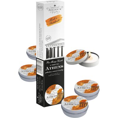 Petits Joujoux Athens - Massagekerze - Moschus-Parfüm (5 x 43 ml) Petits Joujoux Athens - Massagekerze - Moschus-Parfüm (5 x 43 ml)