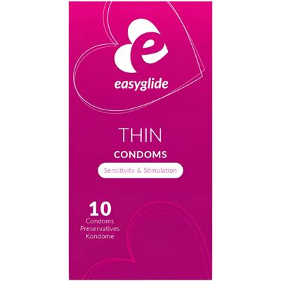 EasyGlide - Extra Dünne Kondome - 10 Stück EasyGlide - Extra Dünne Kondome - 10 Stück