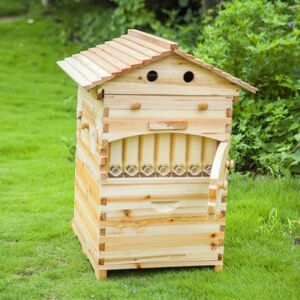 Goodgoods Bienenstock FLOW HIVE komplett + Varroaboden Bienenhaus Bienenkasten 7 Waben Auto Run