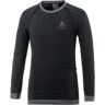 EVOLUTION WARM Funktionsshirt Kinder black-odlo graphite grey 140