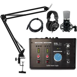 SSL 2+ USB-C Audio-Interface Podcast Set