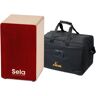 Sela SE 165 Primera Cajon Red Set inkl. Cajon Gigbag