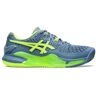 Asics Gel-Resolution 9 Clay - steel blue/hazard green 49