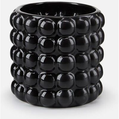 bonprix Vase mit Bubbles schwarz bonprix Vase mit Bubbles schwarz