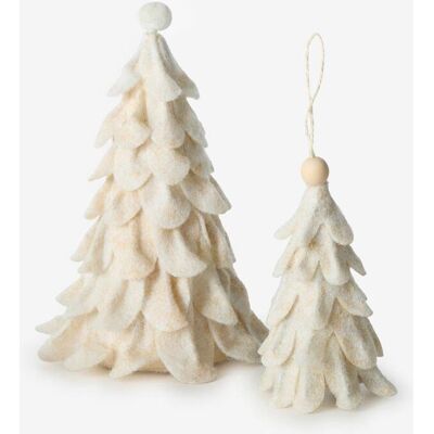 bonprix Deko-Objekte Tannenbaum (2-tlg. set) weiß bonprix Deko-Objekte Tannenbaum (2-tlg. set) weiß